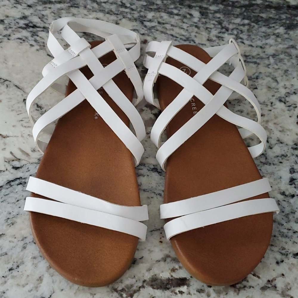 Girls White sandals